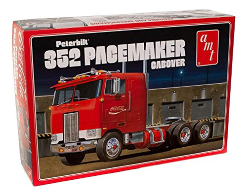 Cocacola Peterbilt 352 Marcapasos Cabover Modelo Kit 125 Mod