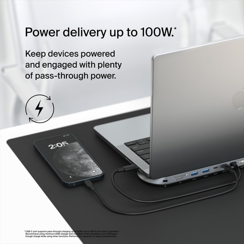 Base Universal Usb-c Pro 11 En 1 De Belkin Connect Con 3 Mon
