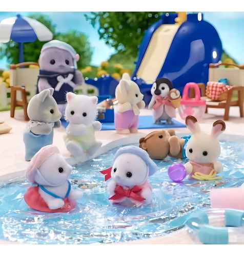 Wre Sylvanian Families Familia Das Focas Época Magia Época