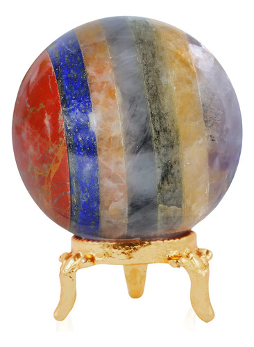 Naribabu Bola De Siete Chakras, Decoracion De Cristales, Reg