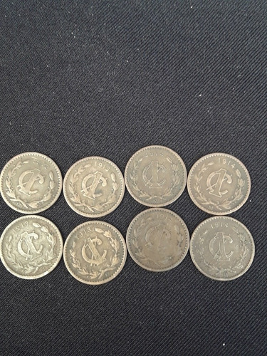 Monedas De Un Centavo 1912,1913 Y 1914 