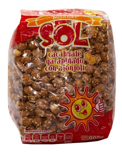 Cacahuate Sol Garapiñado Con Ajonjoli