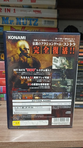 Jogo Shin Contra Original Japonês Para Playstation 2!!