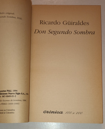 Edipo Rey/don Segundo Sombra/candor Del Padre Brown/ Quevedo (Usado)