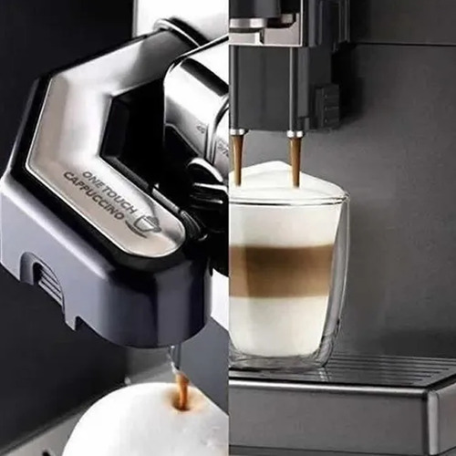 Imagen 2 de 3 de Saeco Lirika Otc Cafetera Express Automatica Cappuccino Color Gris Oscuro