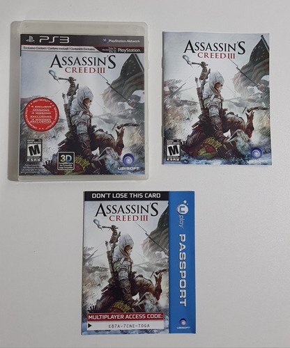Jogo Assassins Creed 3 Original Playstation 3