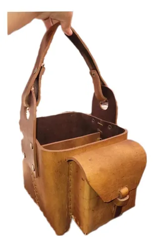 Bolso de cuero para mate sale