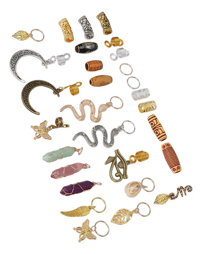 Joyas Para El Cabello Para Trenzas, Anillos Con Rastas, Deco