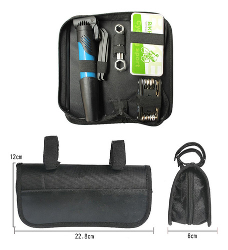 / Kit De Reparación De Pinchazos Para Bicicletas 16 En 1