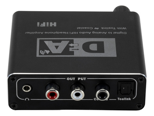 Conversor De Áudio Coaxial Óptico Digital Dac Converte Bidir