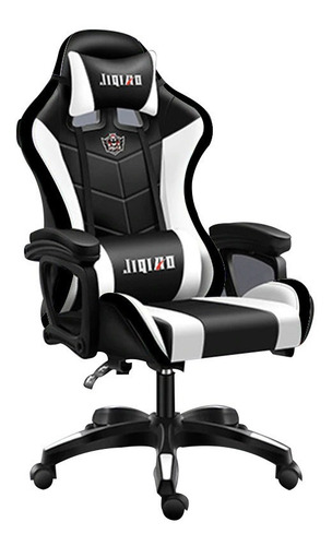 Imagen 4 de 7 de Silla Gamer Oficina Masaje Lumbar Reclinable Giratoria