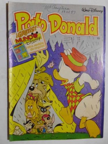 Pato Donald De Disney, Nro.43 Meridiano Col. Comic En Físico