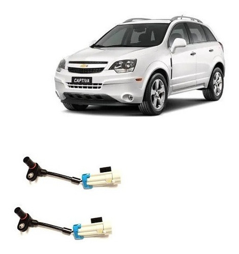 Par De Sensor De Freio Abs Chevrolet Captiva Dianteiro