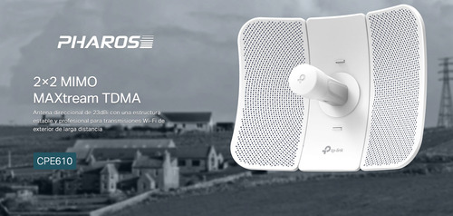 Access Point Cpe Exterior 5ghz 300mb 23dbi Tp-link Cpe610