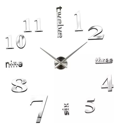 Wh Nuevo Reloj Pared 3d Moderno Diy Con Pegatinas Pared
