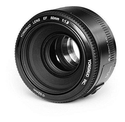 F 1.8 Lente Af Gran Apertura Negro Para Camara Canon