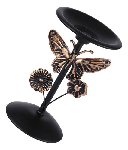 Soporte De Metal Vintage Para Decoración De Mesa Con Velas T