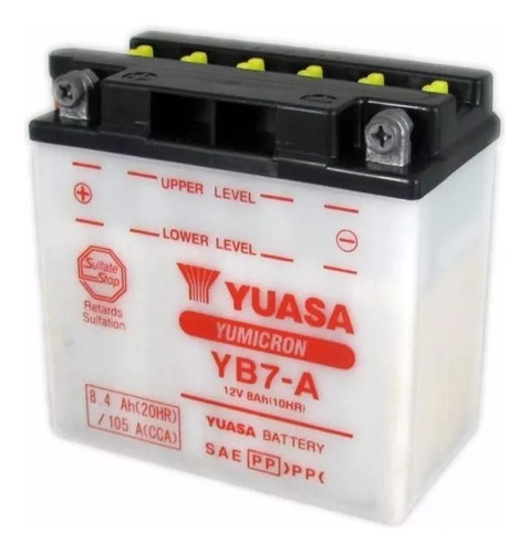 Bateria Yuasa Yb7-a Gn En 125 Hj 125 12v 8ah Rpm 925