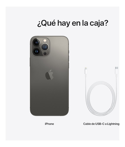 iPhone 13 Pro Max 128 GB grafito - Excelente (Reacondicionado)