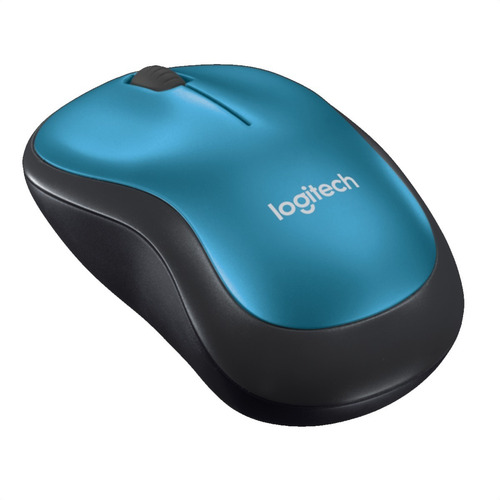 Mouse Óptico Inalámbrico Logitech M185, Win Mac Linux, Azul