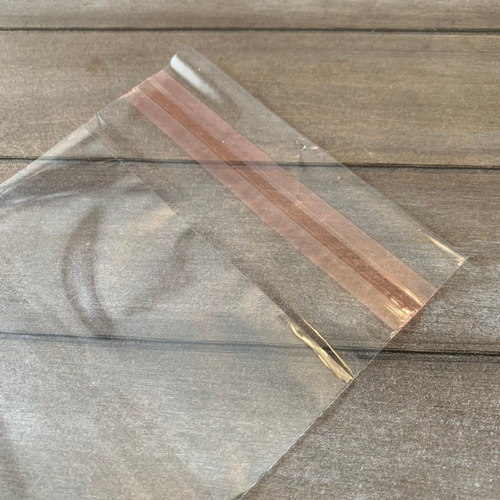 Imagem 3 de 10 de 100 Un Saco Transparente Embalagem Plástica Adesivada 10x15