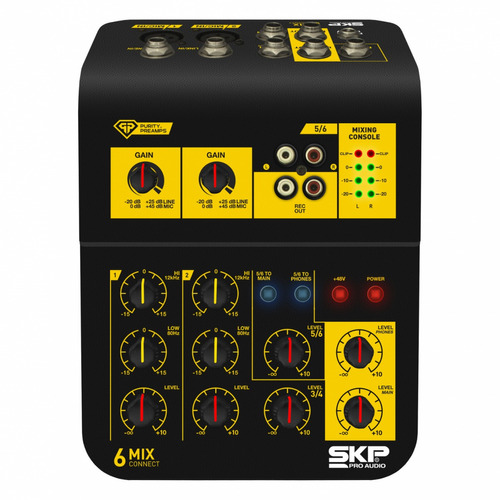 Mixer 6 Canales Skp - Mix Connect 6 - Musicstore
