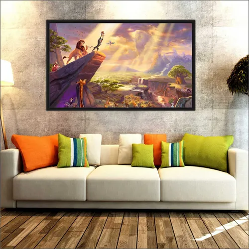 Cuadro decorativo del rey león para habitaciones y habitaciones de diseño infantil