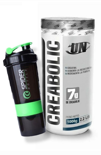 Imagen 2 de 2 de Creatina 1kilo + Shaker ¡delivery Gratis!