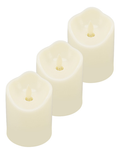 Vela De Plástico Sem Chama Led Swing Candle