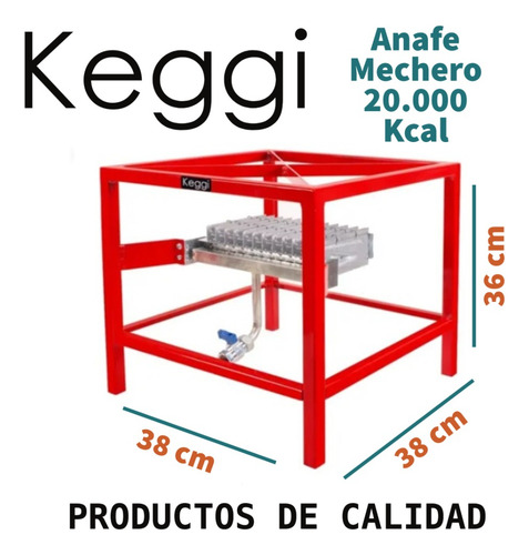 Imagen 2 de 5 de Mechero Quemador 20000 Kcal Reales Hasta 130 Litros