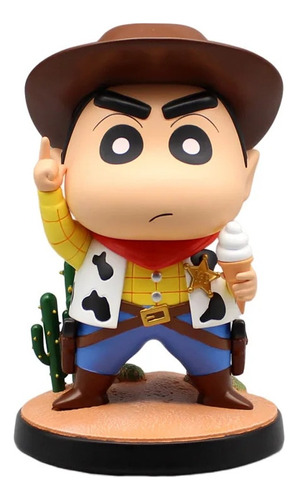 1. Figura De Acción Crayon Shin-chan Como Woody Toys Story .