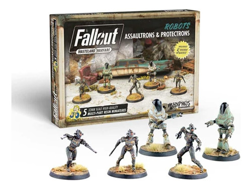 Modiphius Fallout: Wasteland Warfare - Asaltrones Y Protecci