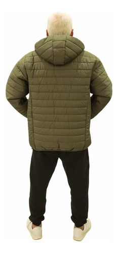 Campera De Hombre Inflable Forrada Con Polar Talles Grandes
