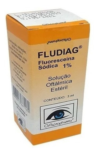 Imagem 1 de 1 de Fludiag (fluoresceina Sodica) 1% Colírio