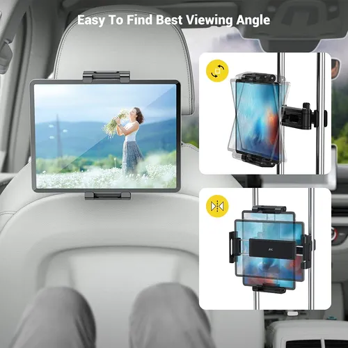Soporte Para Reposacabezas De Coche Ahk Para Tabletas iPad P