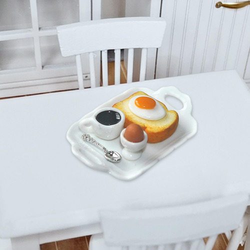 3 Casa De Muñecas Bandeja De Desayuno Casa De Muñecas