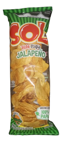 Sol Tubi Papa Jalapeño 100g 40pz