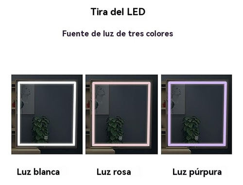 Tocador De Dormitorio Incluye Tabur Con Espejo Led Moderno