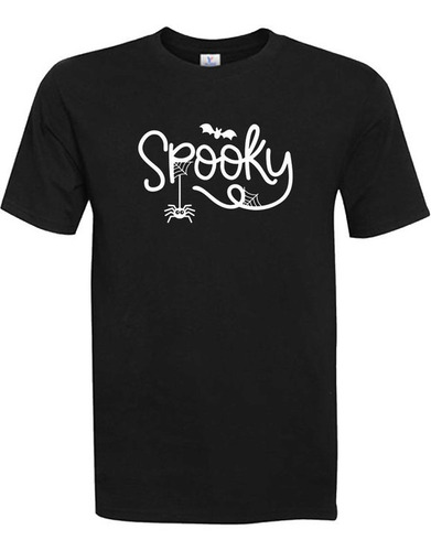 Polera Estampada Spooky Noche De Brujas Halloween