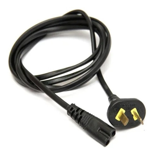 Imagen 2 de 2 de Cable Alimentacion Tipo 8 220v Fuente Cargador Notebook Ps4