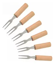 Comprar Set Tenedor Pinches De Copetin X 6 Picada Acero Inox Cocina