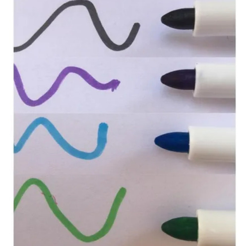 Pincel Para Quadro Branco Canetão 8 Cores Lousa Branca