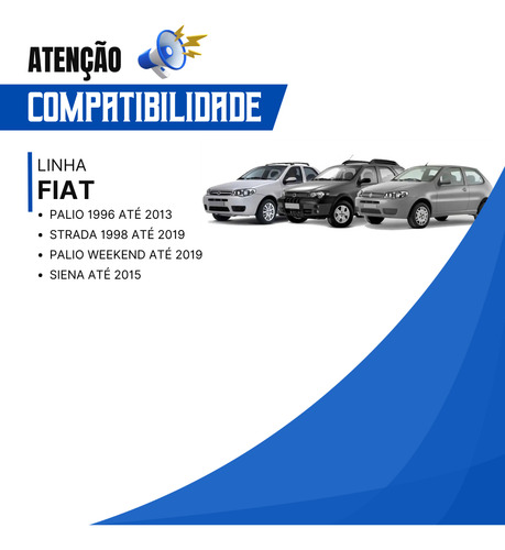 Kit Vareta Haste Capo Strada 97 98 99 01 02 03 04 05 06/2019