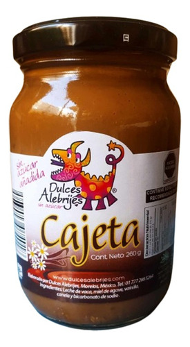 Cajeta Sin AzĂșcar De Dulces Alebrijes