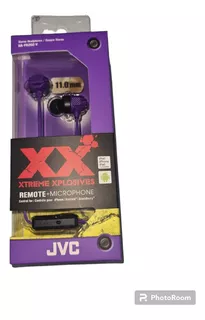 Auriculares Jvc Xtreme Xplosives In Ear Con Micrófono Color Violeta