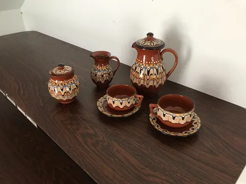 Set 6 Tazas De Café - Cerámica