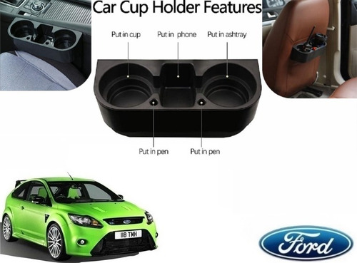 Porta Vasos Con Porta Celular Ford Focus Rs 09 A 13 Viejito