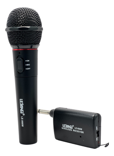 Microfone Sem Fio Profissional Completo Lelong Le 996w