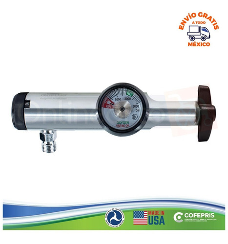 Imagen 6 de 10 de Tanque De Oxigeno 682lts Portatil Carrito Kit Completo Drive