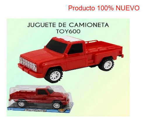Juguete Camioneta Inercial Pick Up